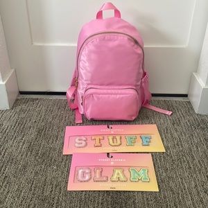 Stoney Clover Lane x Target Pink backpack with TWO sticker options. Bundle deal